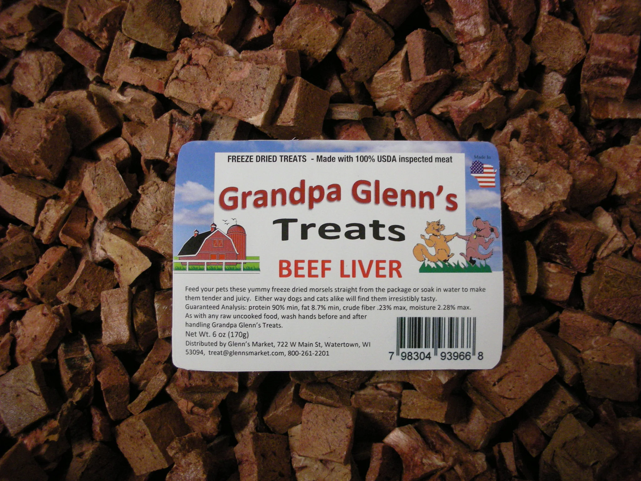 Grandpa Glenn's Treats -- Beef Liver